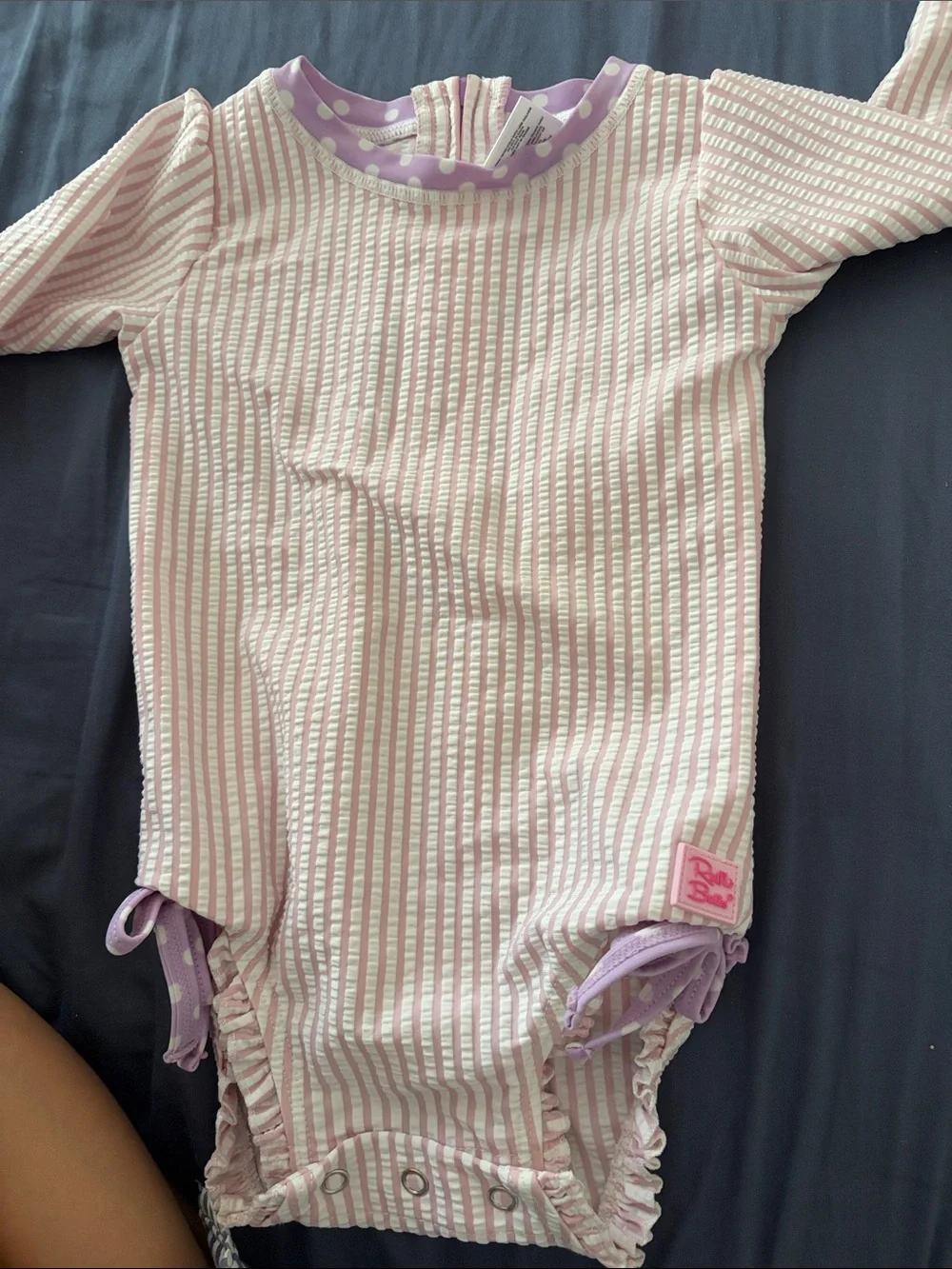 Ruffle butt baby swimsuit